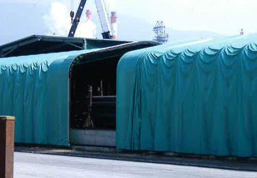 ジャンバラ式 テント倉庫